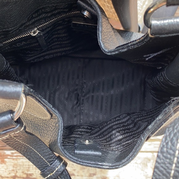 Genuine Black Leather Prada Bag - Picture 6 of 11